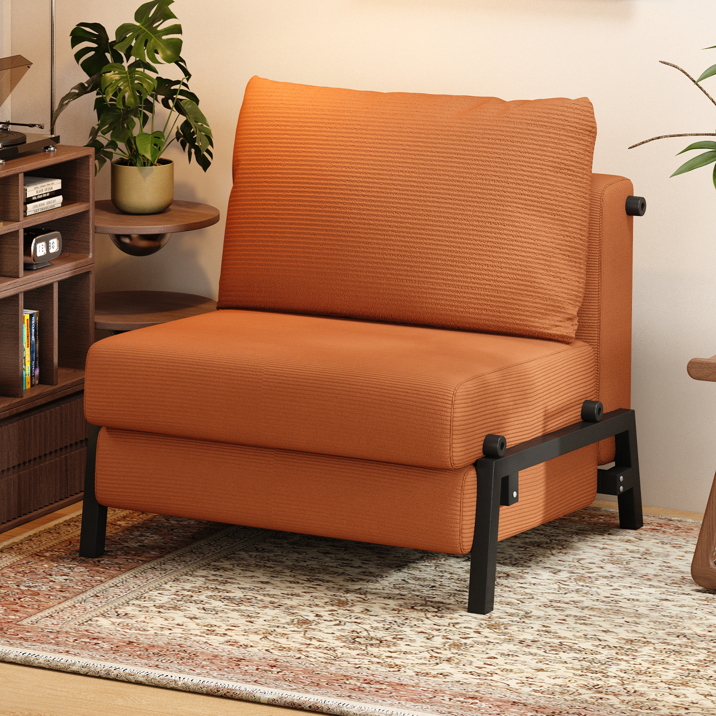 沙发床折叠两用2025新款家用客厅书房阳台单人伸缩一体小户型沙发