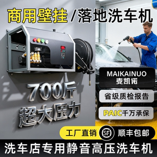 洗车机商用220V高压洗车店专用壁挂式 清洗机洗车机高压水枪大功率