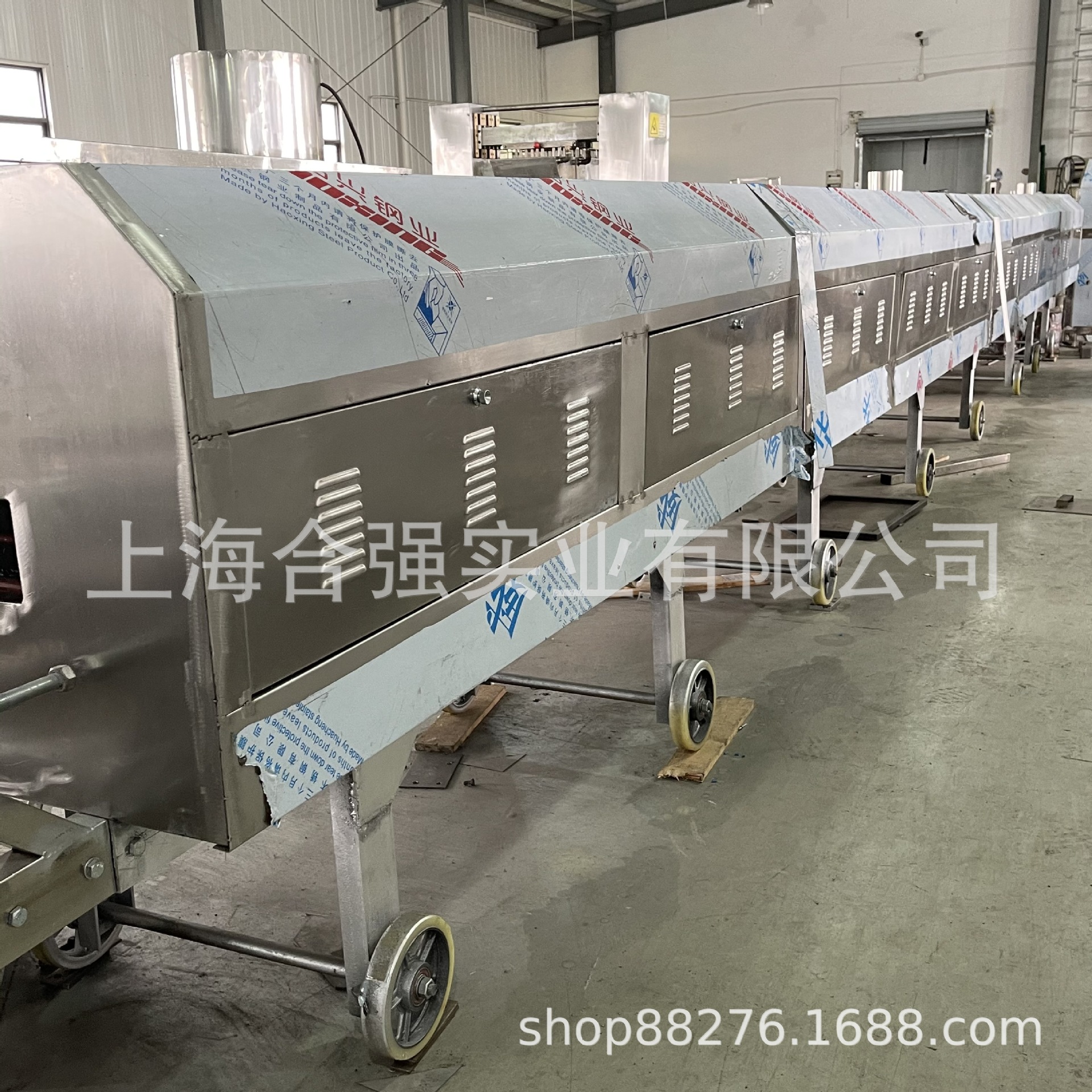 饼干烘烤线250-1000型隧道炉烘烤线 小型烘焙设备红外线隧道