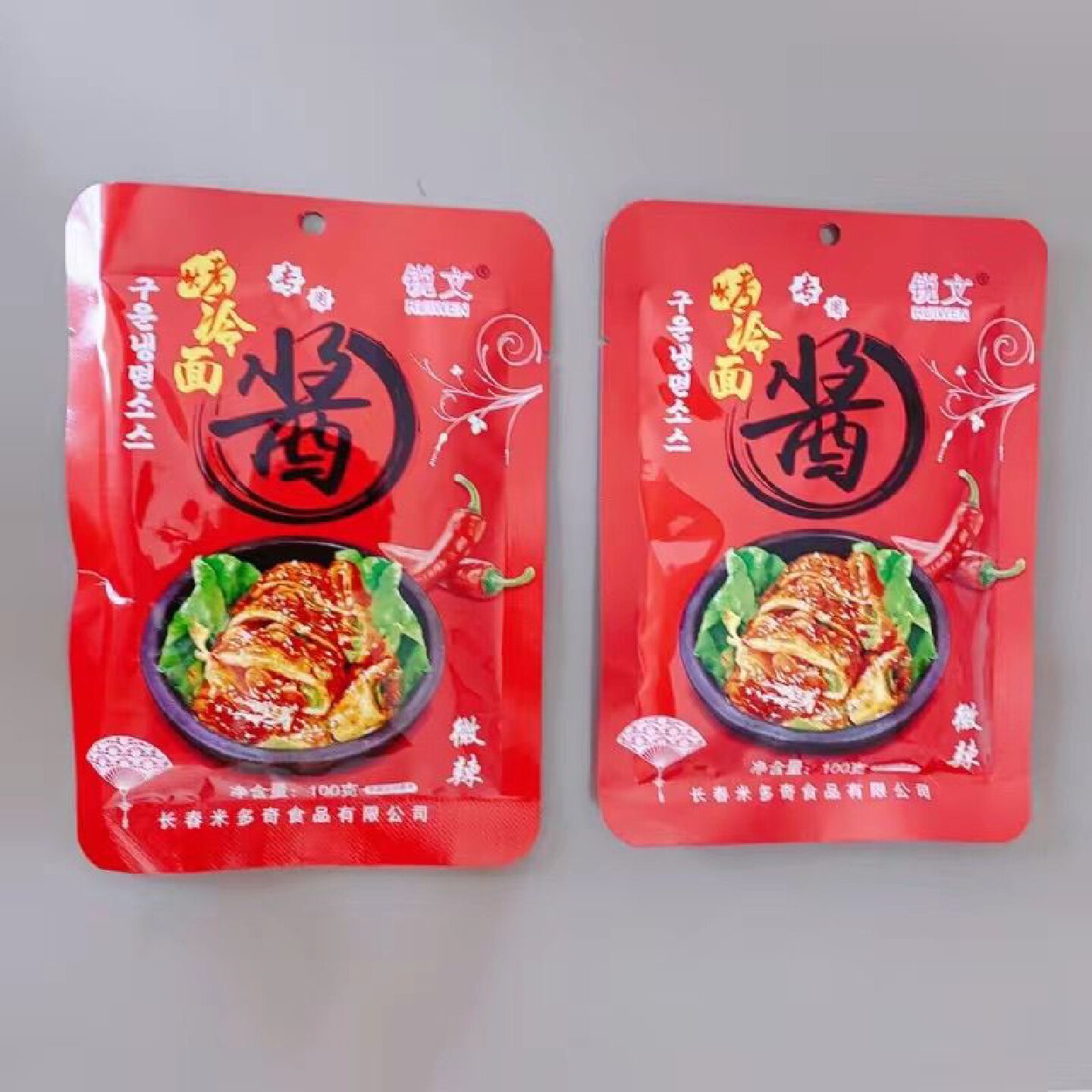 【锐文】东北烤冷面酱专用酱酸甜微辣版烤冷面速食家用烤冷面片