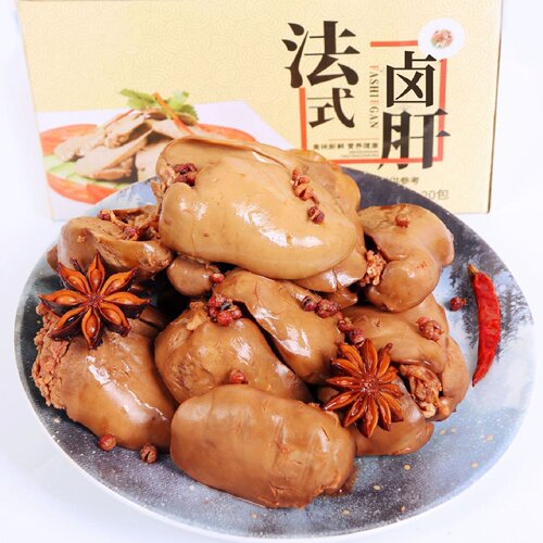 咪其法式酱肝香辣卤肝独立小包装香辣味辣味零食小吃30g即食卤味