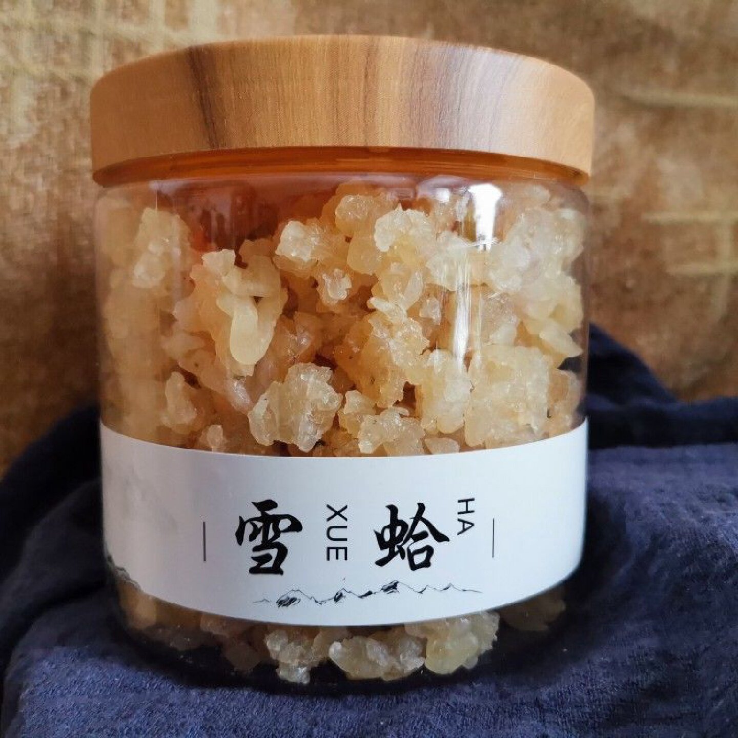 吉蛙东北正品雪哈中小粒净重500克长白山雪蛤油蛙油新货高泡发