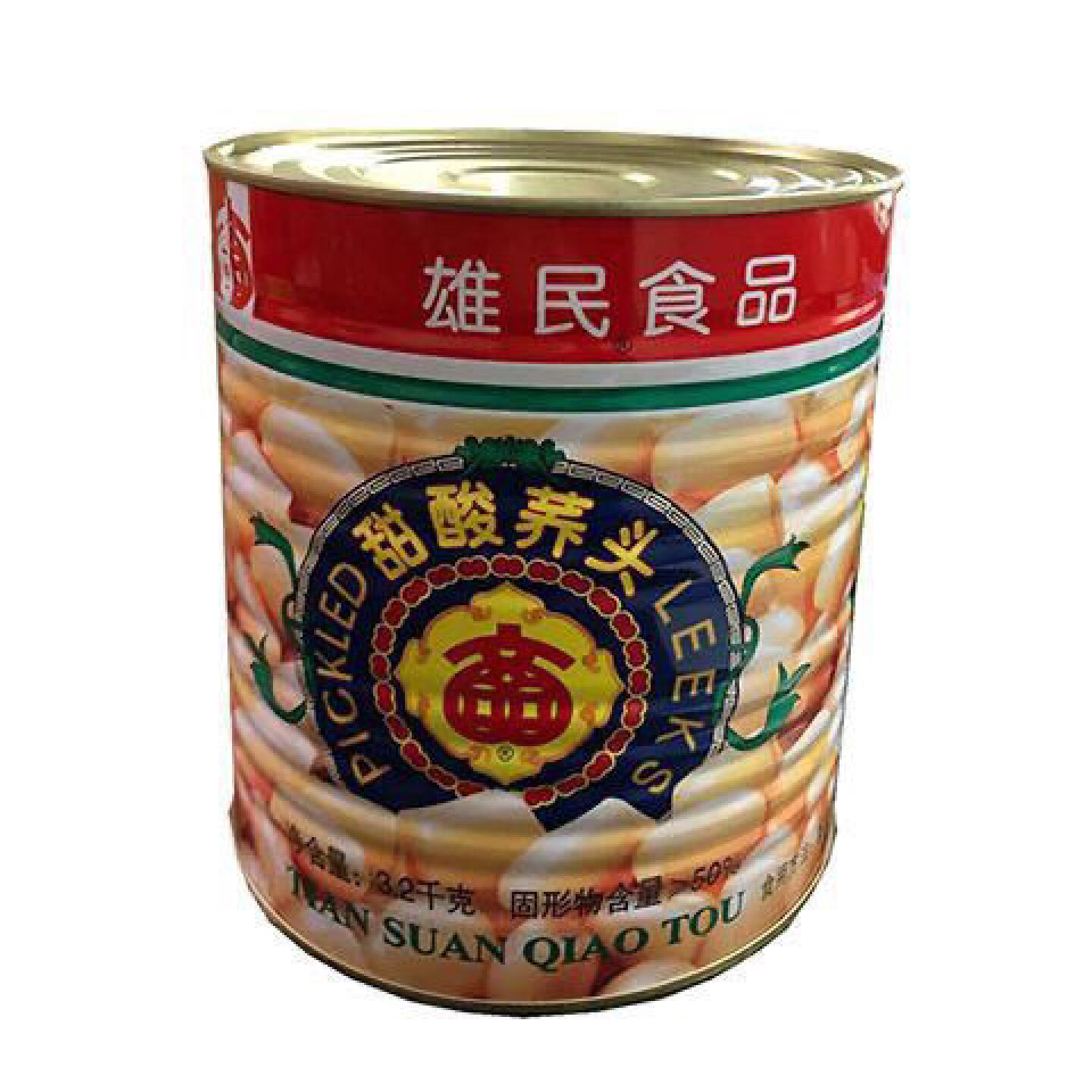 雄民甜酸荞头3.2Kg 酸甜荞头雄民荞头腌制酱菜藠头泡菜餐前菜