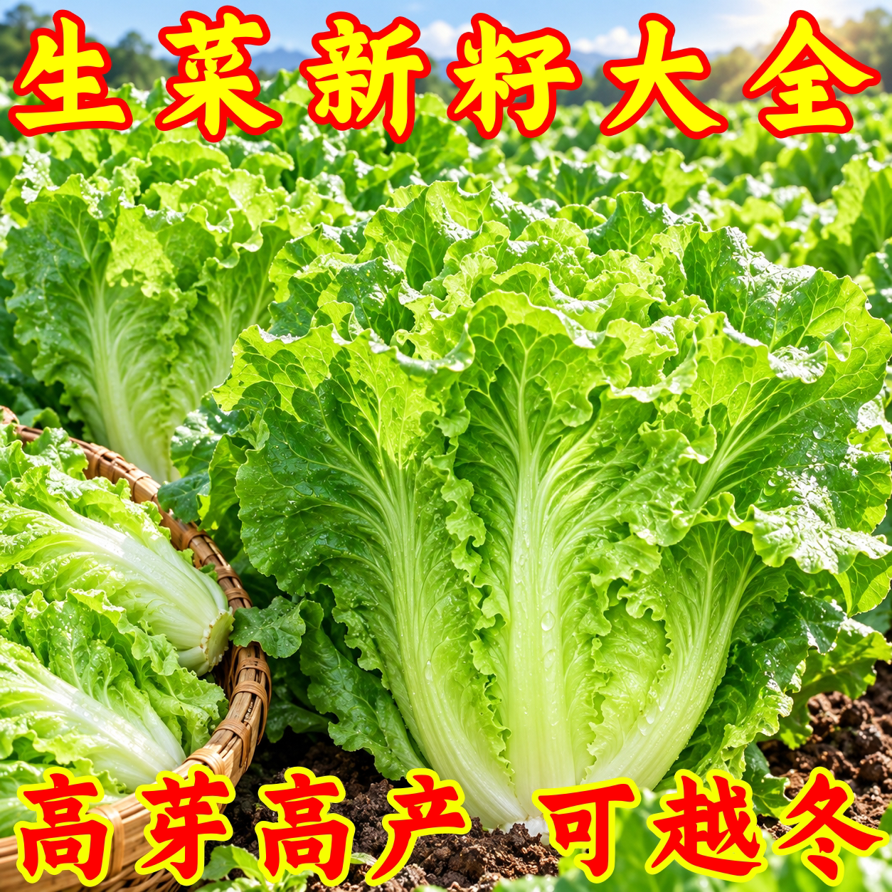 耐寒意大利生菜种子甜脆高产