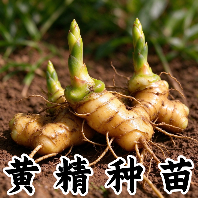 新鲜黄精多花老虎姜现挖种植苗