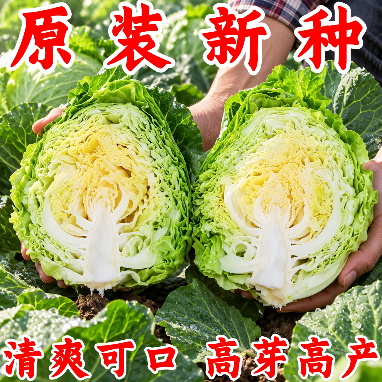 牛心甘蓝包菜种子四季耐热耐寒