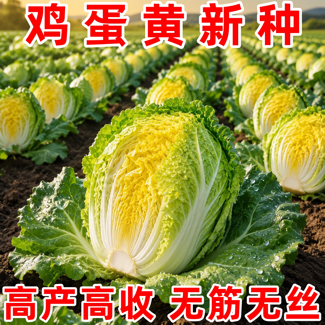鸡蛋黄奶油大白菜种子皮薄肉嫩