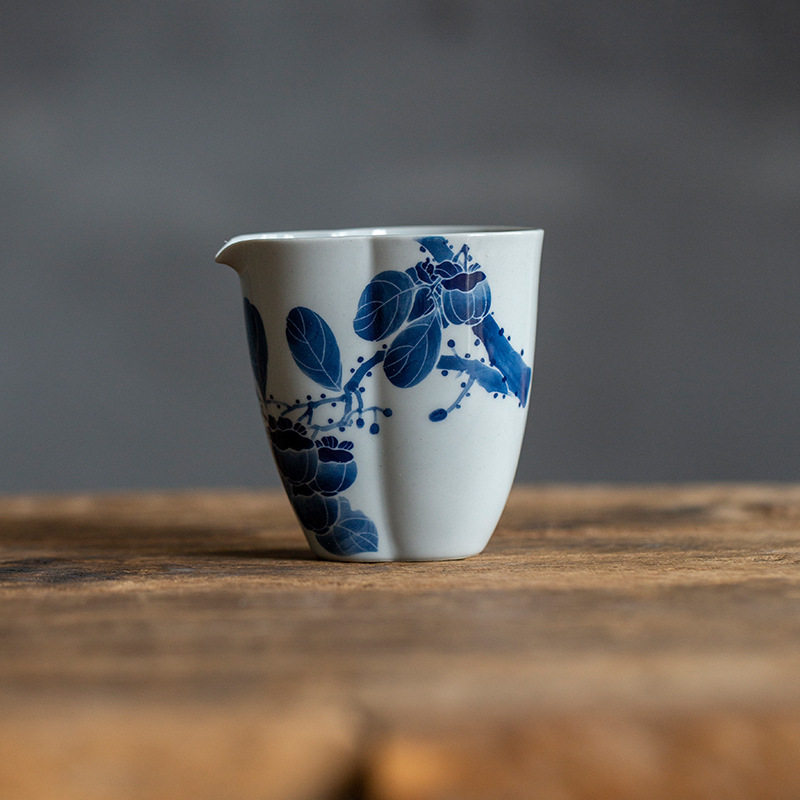 手绘青花柿子公道杯分茶器家用分茶杯茶器公平杯陶瓷茶具配件批发,鲜花速递/花卉仿真/绿植园艺,其它园艺用品,淘宝优惠券,粉丝福利购,淘宝优惠卷