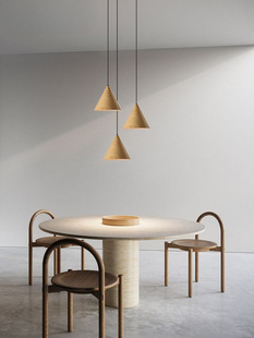 原木色吊灯北欧床头灯创意图卧室日式餐厅其他