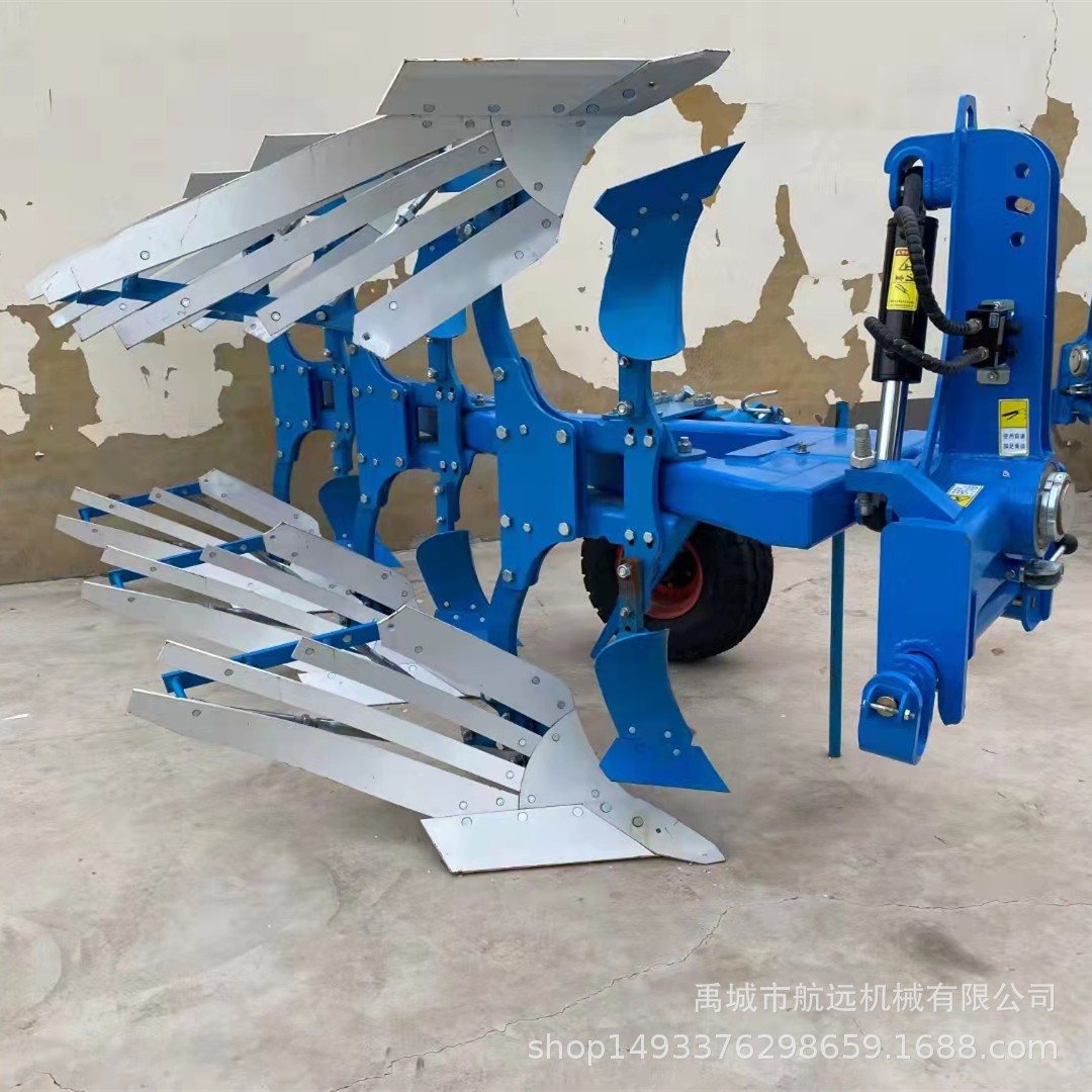 加重型350液压翻转犁 1404-1804拖拉机带的深耕3铧犁 耕深40公分
