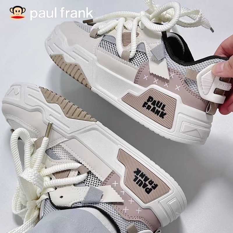 大嘴猴镂空透气网面运动鞋男2025新款秋季薄款网眼工作休闲板鞋,流行男鞋,单鞋,淘宝优惠券,粉丝福利购,淘宝优惠卷