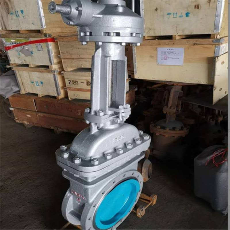 两相流对夹式排渣闸阀 LXLZ71Y-10C 铸钢法兰排渣闸阀 DN150