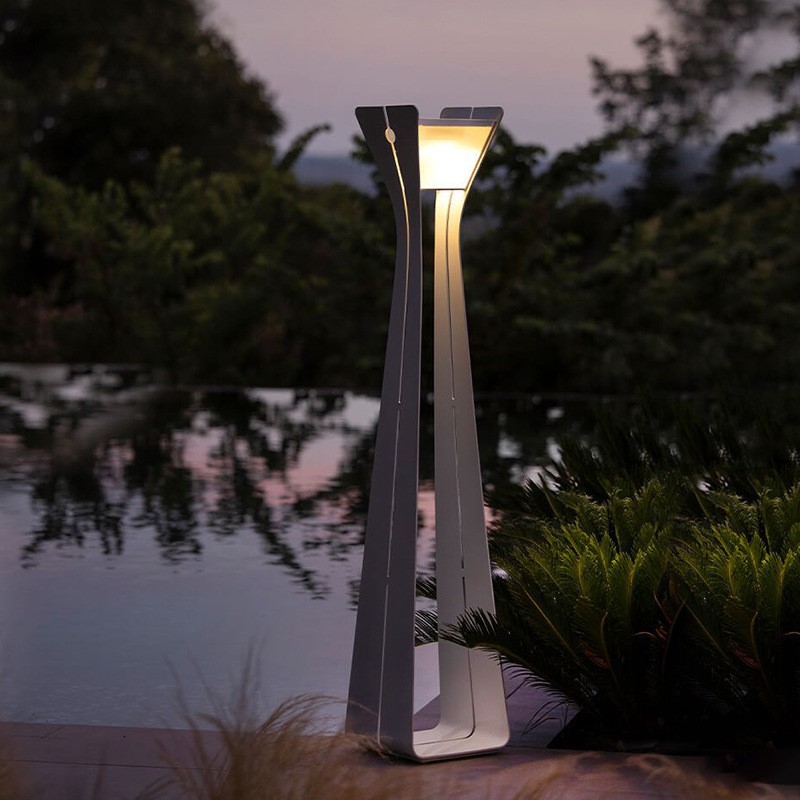 太阳能户外灯防水庭院灯室外草坪灯现代简约别墅景观灯公园园林灯