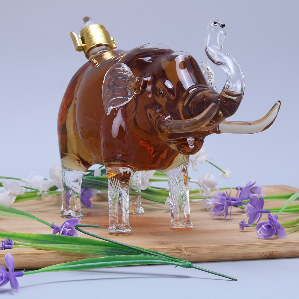 厂家供应大象形状泡酒瓶高硼硅玻璃工艺醒酒器家用玻璃摆件盛酒瓶,自行车/骑行装备/零配件,自行车撑伞架,淘宝优惠券,粉丝福利购,淘宝优惠卷