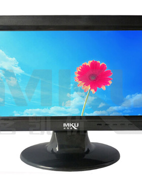 10寸宽屏液晶监视器LED塑料壳1024X600监视器BNC AV电脑功能C1001