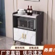 岩板餐柜轻奢茶水柜厨房微波炉烤箱柜子客厅收纳小收纳柜碗整体橱