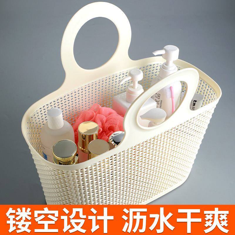 手提购物买菜篮子塑料啤酒篮子草莓采摘篮收纳篮镂空浴室洗澡篮子图片