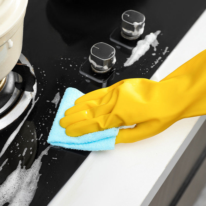 家务手套家用女厨房清洁洗碗刷碗橡胶胶皮乳胶防水耐用洗衣服拖地
