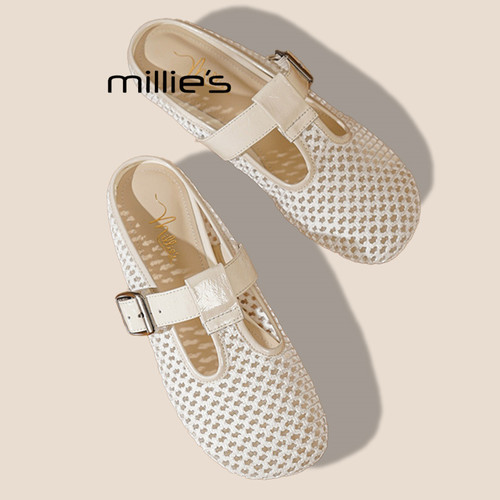 MILLIE'S/妙丽镂空配裙子凉拖