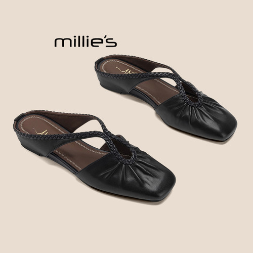 MILLIE'S/妙丽一脚蹬穆勒鞋