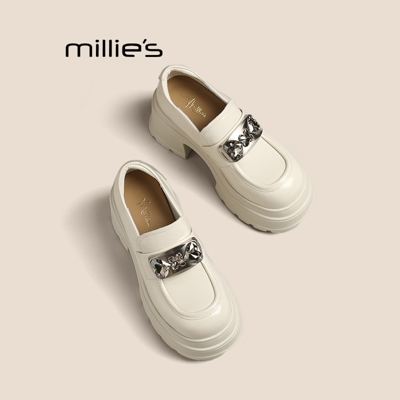 MILLIE'S/妙丽粗跟单鞋