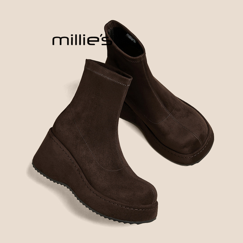 MILLIE'S/妙丽法式增高瘦瘦靴