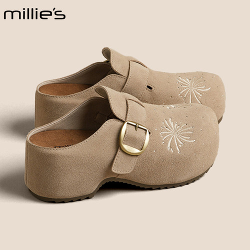 MILLIE'S/妙丽时尚百搭包头拖