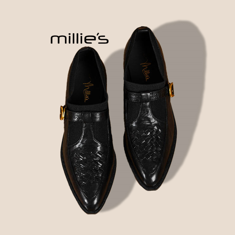 MILLIE'S/妙丽法式气质高跟鞋