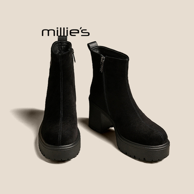 MILLIE'S/妙丽厚底增高短靴