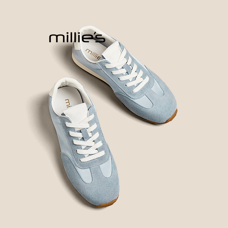 MILLIE'S/妙丽真皮休闲运动鞋女