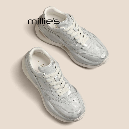 MILLIE'S/妙丽厚底增高老爹鞋