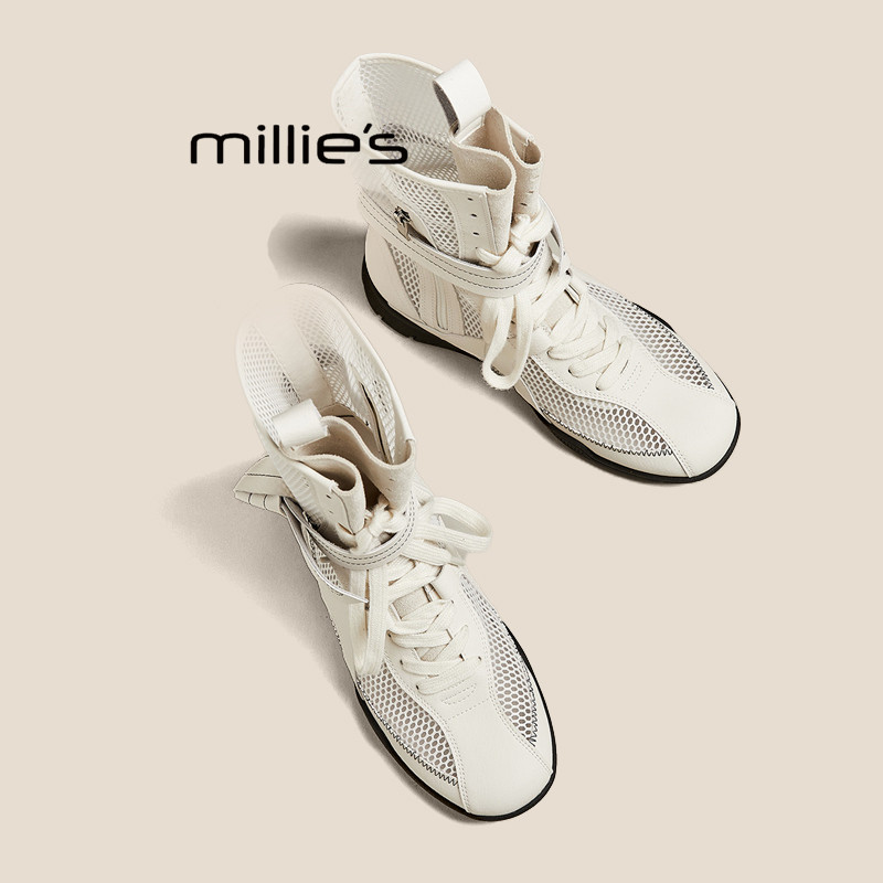 MILLIE'S妙丽休闲网面凉靴