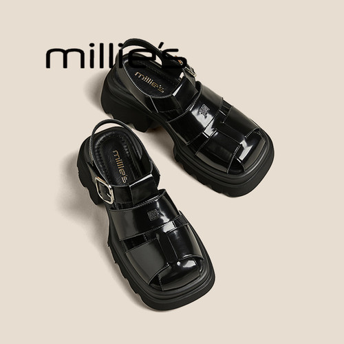 MILLIE'S/妙丽厚底增高凉鞋