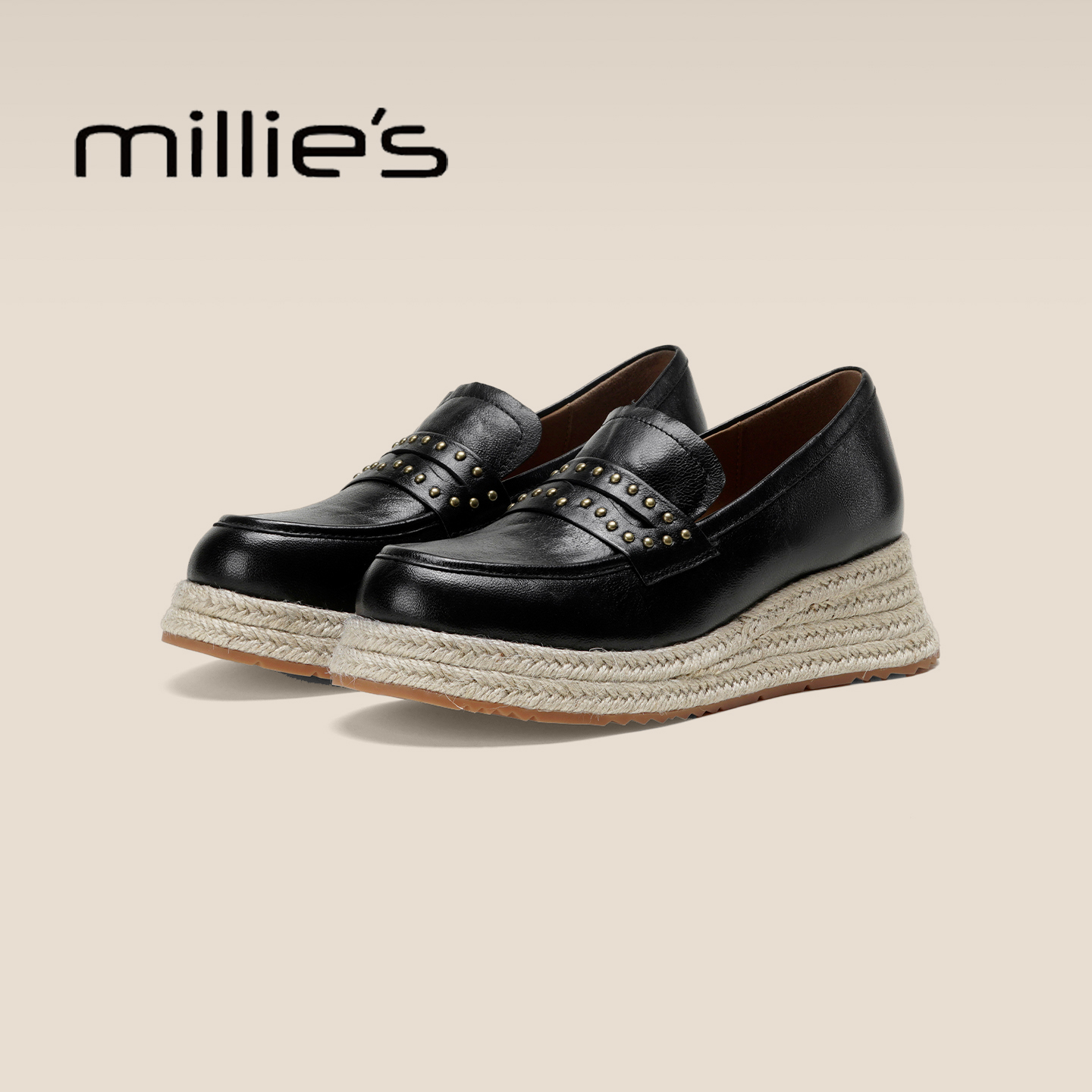 MILLIE'S/妙丽巨好穿乐福鞋