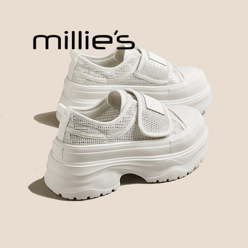 MILLIE'S/妙丽厚底增高老爹鞋