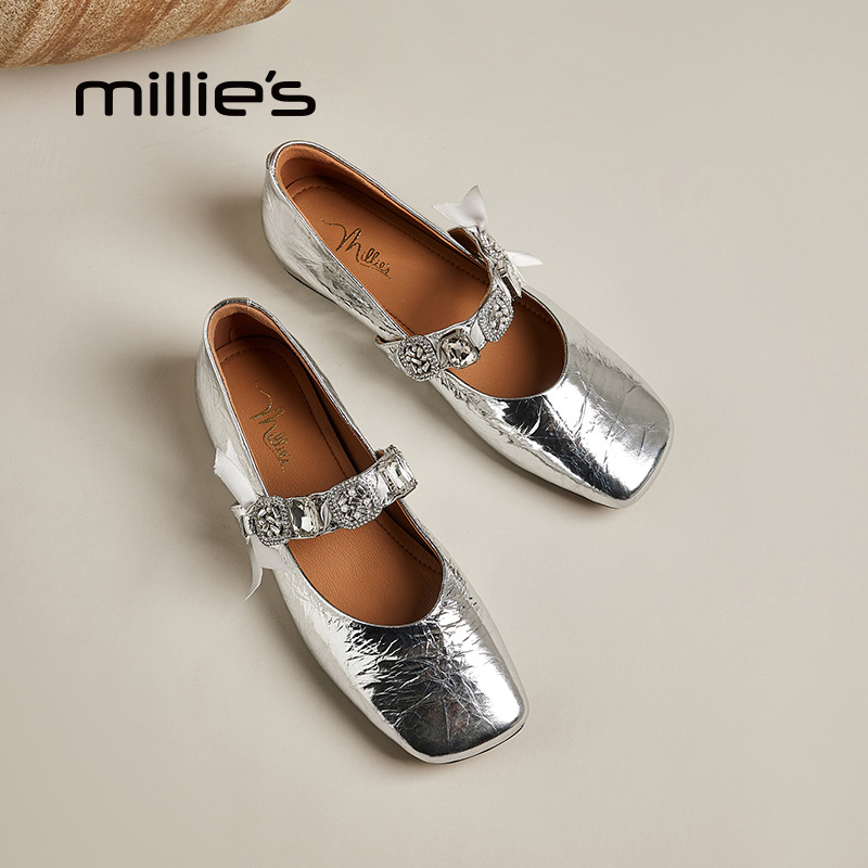 MILLIE'S/妙丽法式玛丽珍鞋婚鞋