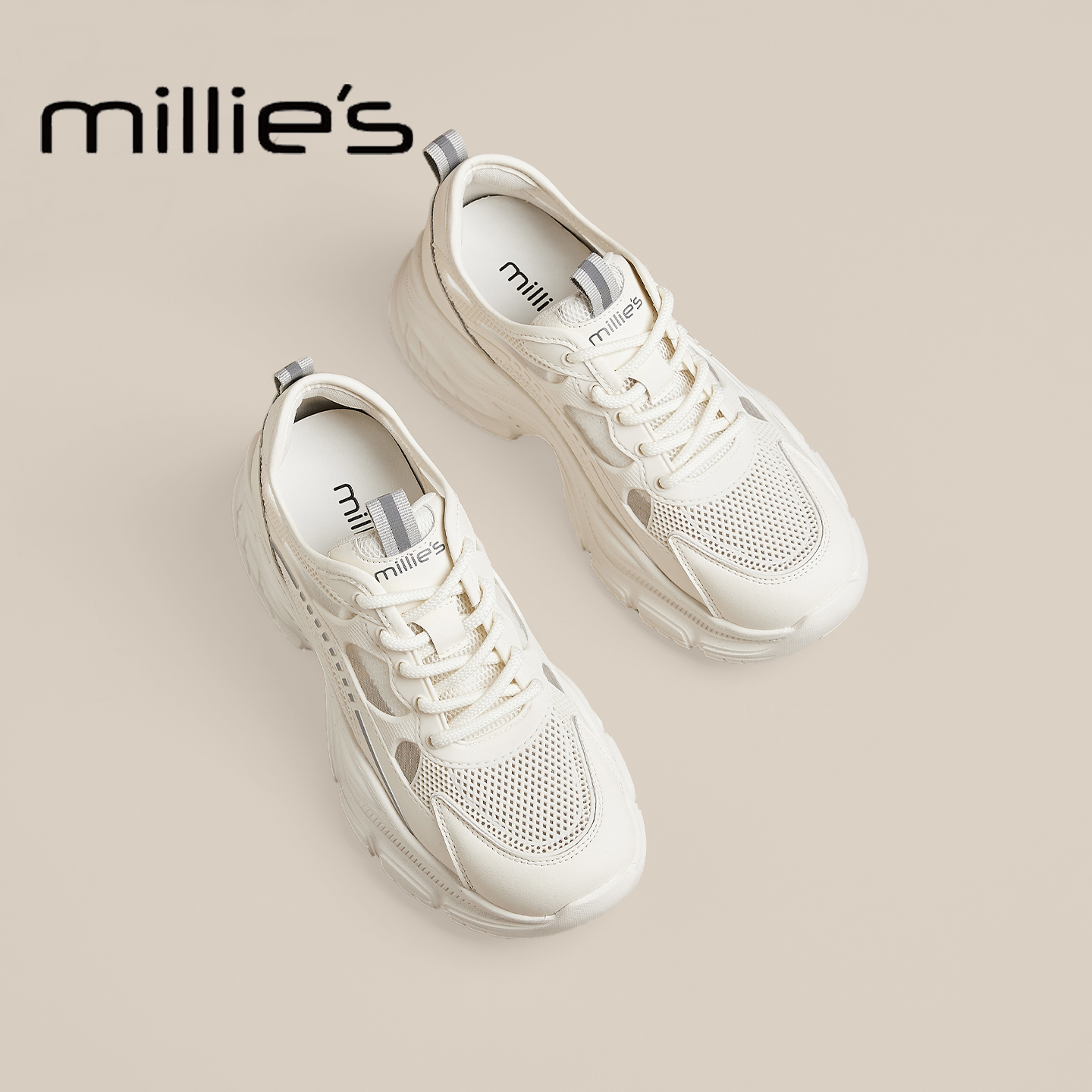 MILLIE'S/妙丽巨好看老爹鞋女