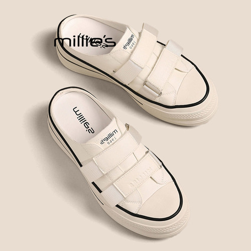 MILLIE'S/妙丽魔术贴包头拖鞋