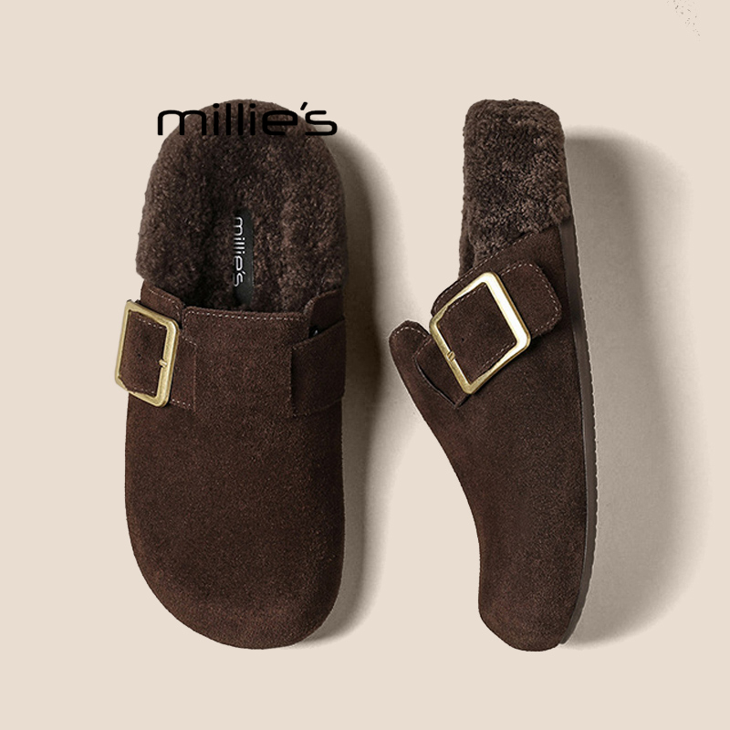 MILLIE'S/妙丽勃肯鞋女包头拖