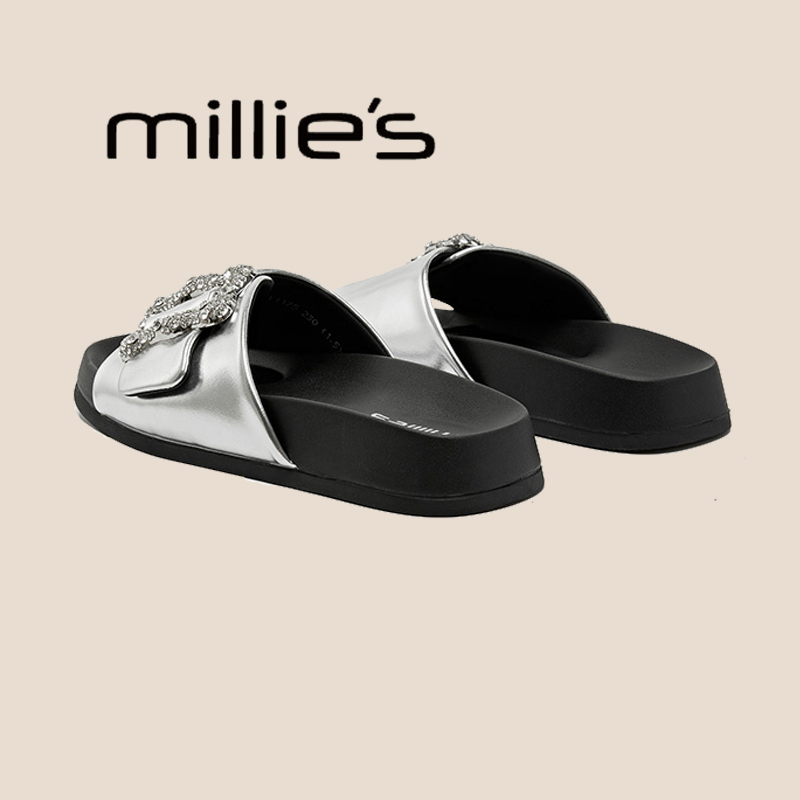 MILLIE'S/妙丽厚底凉拖鞋女婚鞋