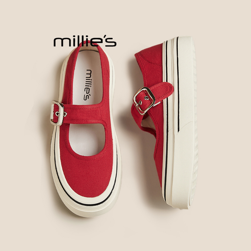 MILLIE'S/妙丽休闲鞋法式时尚