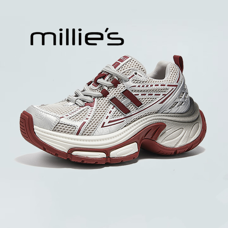 MILLIE'S/妙丽厚底老爹鞋女