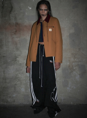 HA7MS DUCK DETROIT JACKET底特律经典夹克短宽街头秋冬毛毡外套