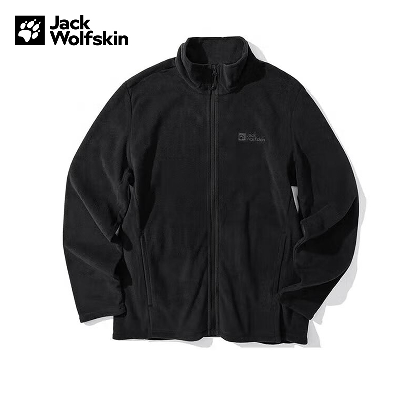 JackWolfskin狼爪新款男户外保暖摇粒绒抓绒衣外套5032751-6000