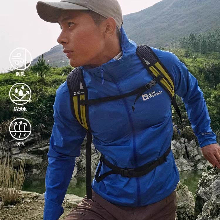 Jack wolfskin狼爪2025新款男装RELIGHT OCTA轻量软甲夹克A63770A