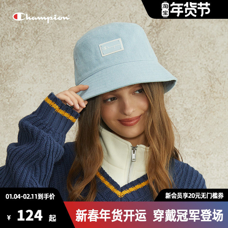 Champion冠军渔夫帽女2025春季新款帽子遮阳帽户外防晒太阳帽男,服饰配件/皮带/帽子/围巾,帽子,淘宝优惠券,粉丝福利购,淘宝优惠卷