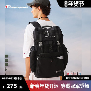 Champion冠军双肩包女2025春季新款多功能登山旅游户外运动背包男