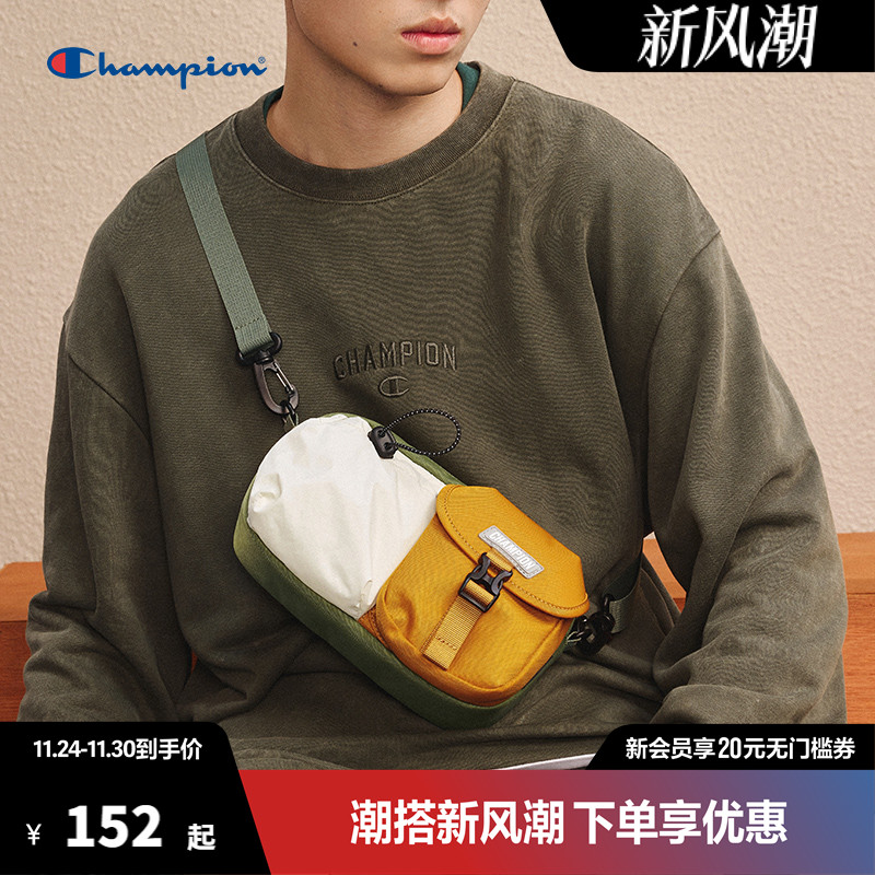 Champion冠军斜挎包女包2025秋季新款时尚方包斜挎包男包情侣包包