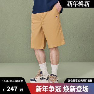 男夏季 直筒休闲户外运动裤 新款 裤 子 五分工装 Champion冠军短裤