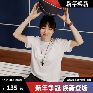 百搭款 女时尚 刺绣小CLOGO纯棉上衣短袖 Champion冠军休闲T恤男夏季